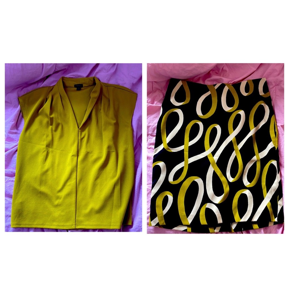 Size small top and size 6 skirt from Ann Taylor
